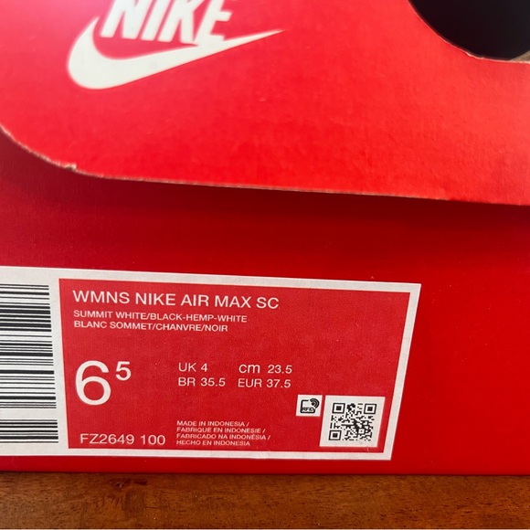 Nike Air Max SC in Summit White and Black Leopard - Picture 5 of 5